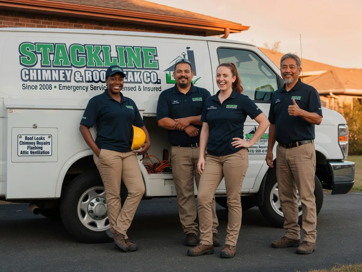 Chimney flashing repair company in Bartlett, TX